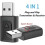 USB Bluetooth 5.0 4 in 1 Adapter Receiver Transmitter Wireless Dongle for PC and Audio Devices 1