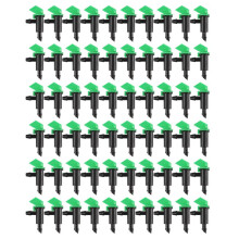 60 Pieces 4GPH Removable Drip Sprinkler Irrigation Drip Emitter Garden Flag Irrigation Dripper, for Trees and Shrubs
