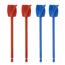 4-Delige Harsmixerpeddels, Epoxy-Mixerbevestiging voor Krachtig Mengen, Herbruikbare Verfmixer, Verfroerderbevestiging