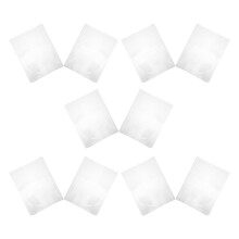 10Stk Matte Transparente PVC Buchumschläge Flexibler Schutz Für