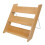 Bamboo Multipurpose 3-Tier Rack Khaki Spice and Cosmetic Shelf 1