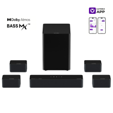ULTIMEA 7.1Ch Wireless Subwoofer Soundbar for TV, 500W Home Theater Surround System with Dolby Atmos, Poseidon D80 BOOM