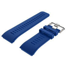 (Royal Blue) Compatible with Garmin Vivoactive HR Silicone & Textured Watch Band