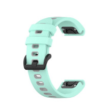 (Wasserenten-Asche, 26-mm-Schnellverschluss) Zweifarbige Schnellverschluss-Armbänder (26 mm, 22 mm, 20 mm) für Garmin Fenix 5, 6, 6X, 7XPro 945