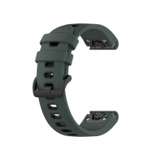 (Olive Green Black, 22mm quick release) 26mm, 22mm, 20mm Two-Tone Quick-Release Watch Straps for Garmin Fenix 5, 6, 6X, 7XPro 945 Bands