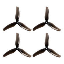 4 Pair of 2609-3 Propeller 3-Blade PC Prop 65MM for F9A-B U14 200 Hollow Cup Group Drones DIY Parts Black