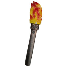Handhållen Ficklampa Rekvisita LED-Lampor, Realistisk Lågfackla för Spel Sporttävlingstema Halloween Jul