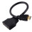 HDMI 1x2 Splitter Cable 30cm Black 20
