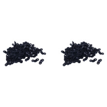 140 Stücke Schrauben Montiert Bogen Förmige Kabel Klemme Clip Krawatte 21 x 7mm für 3mm Draht