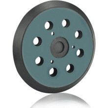 Schuurpad van 125 mm met 8 gaten, 5 inch schuurpad, vervangende steunpad, zwart