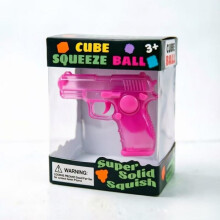 (pink) Stress Relief Squeeze Gun Toy Slow Rising Stress Toy for Adults Kids Creative Fidget Toy