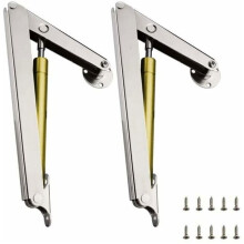 2 stuks 150N hydraulische gasveren voor kastdeuren, kasten en boekenkasten, softclose dekselsteunen