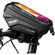 Waterdichte telefoontas voor op het fietsframe, touchscreen-tas voor mountainbikes en racefietsen, duurzame opbergtas voor fietsers