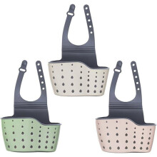 Set di 3 porta spugne da appendere al lavello della cucina, cestello scolasa per sapone e spugne, organizer per riporre e riporre