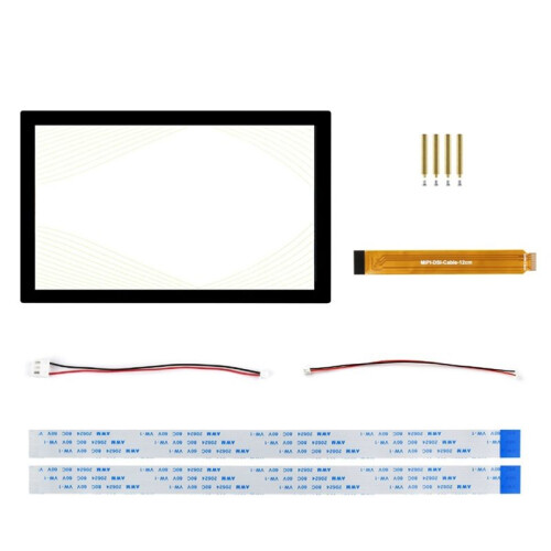 Waveshare Tela Sensível Ao Toque IPS de 10,1 Polegadas (720x1280) para  Pi 4/5 , com Tecnologia Capacitiva e Painel de Vidro Temperado