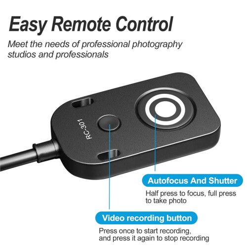 RC301-Type C for  A7C II Shutter Release Cable A6700/ZV-E1/ZV-E10 II Camera Accessories Remote Control Cable A1
