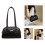 Quilted PU Handbag Multipurpose Carry Option-light blue 3