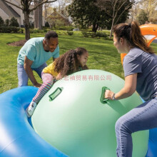 (120cm) Children Wobble Ball Outdoor Toy Grass Bumping Bouncy Unicorn Ride-On Rolling Fun Educational