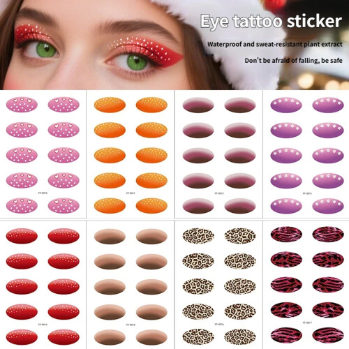 1 Step Eye Cosmetics Stickers 10 Stylish Patterns with-G 2