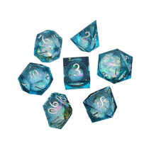 Harz-Aufkleber Treibsand für D&D Würfel Coc Laufspielgruppe Würfel Dnd Cthulhu Polyeder Laufspielgru