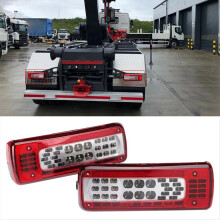 Rechte hintere Bremsleuchte mit Signalgeber, 24V LED-Rücklicht mit Summer, 82483073 f
