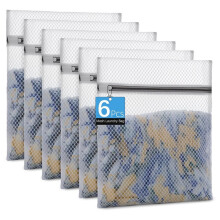 Honeycomb Mesh Laundry Bags for 12x16 for Bras,Lingerie,Socks,Baby Clothes,Gentle Wash Protection with Zipper Closure