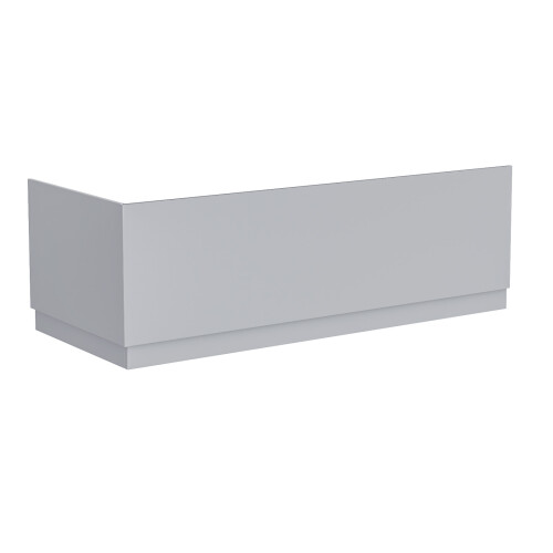 NES Home Nes Home Water Proof Bath Panel 1700 Front Panel and 700 End Panel Matt Grey 1