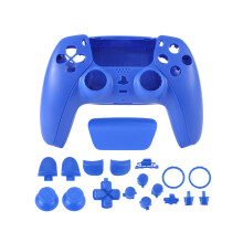 Ersatzteil für PS5 BDM-010 Controller-Gehäuse, Gehäuseabdeckung mit Tasten, blau