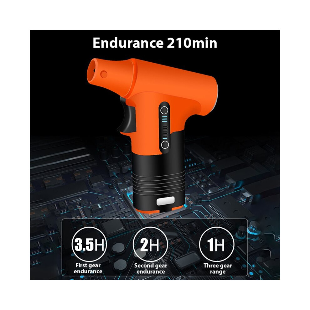 Turbo Fan 130000Rpm Electric Air Duster Rechargeable Blowing And Suction Dust Removal Jet Dry Blower For Home B 4713846273854