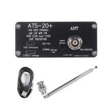 SI4732 ATS-20+ ATS20+ Radioempfänger FM AM (MW & SW) SSB (LSB & USB) mit Antenne, Lautsprecher und U
