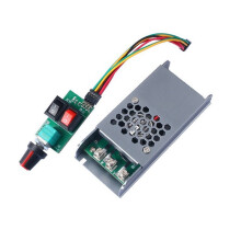 BLDC 30V 750W -Motorcontroller, Krachtige 3-Fasen Borstelloze -Motordriver met Ingebouwde Ventilator en Snelheidsregelaar voor de Behuizing