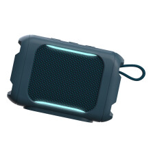 Housse en silicone pour mini haut-parleur sans fil-Bleu de mer