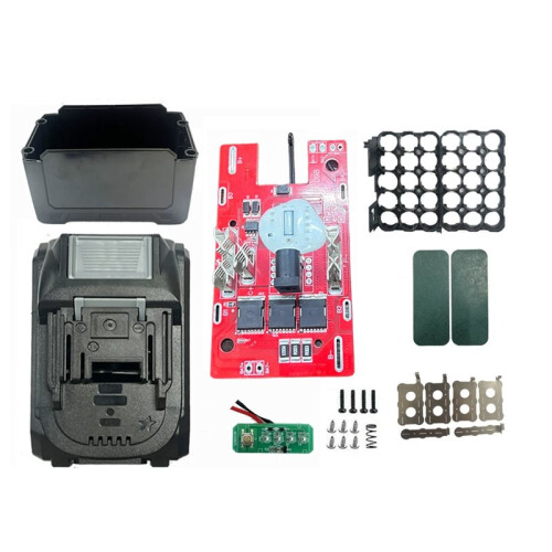 15Core Battery Storage Box Case for  21700DC 150A Protection Board +Light Panel for  Replacement Parts