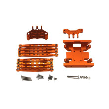 Verbindungsstange und Servohalterung aus Metallchassis für 1/12 MN128 MN86S G500