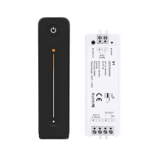 LED-Dimmer 12V 5V 24V 36V 8A PWM Funkfernbedienung mit 2,4G Helligkeitsregelung für einfarbige LED-S