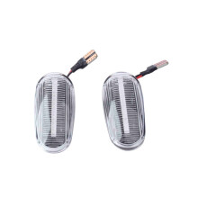 Dynamische LED-Blinkerleuchte mit sequenzieller Seitenblinkfunktion für Bravo 2007-2014 (transparent