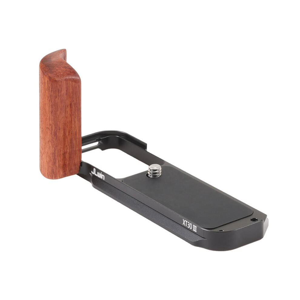 Jlwin X-T30iii Wooden L-Shape Side Handle Grip For X-T30 Iii Camera Quick Release Arca Swiss Tripod Mount Plate 4711967963548