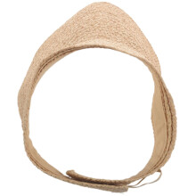 Damen-Sonnenschutzhut mit aufrollbarem Visier aus Stroh und Raffia