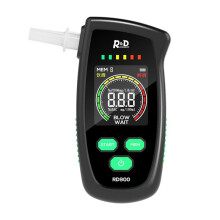 Digital Alcohol Breath Tester Handheld LCD Screen Alcohol Detector High Accuracy Breathalyzer Portable Alcotest Device