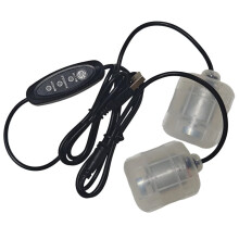 DC5V USB Vibrating Dual Motor 3 Speed Regulator Massage Device Frog Breeding Vibration Motor Waist Belt Parts 2 Motor