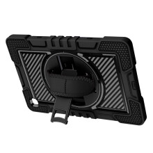 For  Tab A7 T500/T505 10.4 Inch Protective Cover with 360Rotating Bracket Protective Cover (Black)