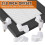 48 Pack 3/8 in Window Screen Holder Clips,Offset Window Screen Clips,White Screen Retainer Clips for Fastens Window 1