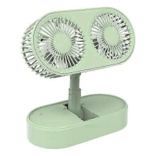 (green) Air Cooling Dual Head Fan Low Noise