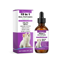 Vitamin-Tropfen für Katzen – Tägliche Unterstützung für Herz und Immunsystem, 60 ml