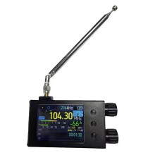 TEF6686 Taschenradio, FM/AM/SW/LW/MW Kurzwellenempfänger, 2,8-Zoll-Touchscreen-Display, Gehäuse Aus Aluminiumlegierung