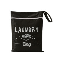 Travel Laundry Bags Washable Dirty Clothes Bags for-Black M