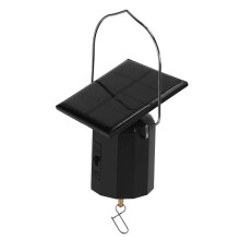 Motor de Giroscópio Solar com Display Suspenso, Motor Giratório de Energia Solar, Gancho Giratório para Sinos de Vento
