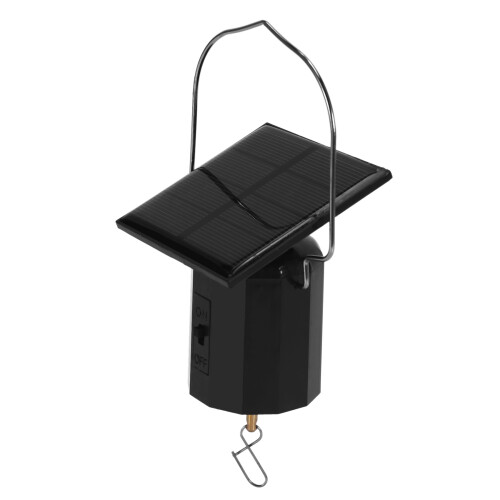 Wind Spinner Motor Solar Hanging Display Motor Rotating Solar  Wind Spinner Motor Rotatable Hook for Wind Chimes
