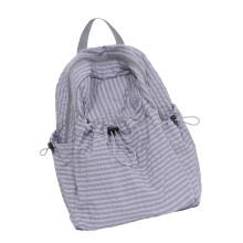 Sac à dos léger pour ordinateur portable, sac à dos en-Gris