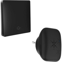 Eco Wireless Battery-Free Outdoor Doorbell Kit, IP65 Waterproof, Snow and Rain Resistant Remote Transmitter